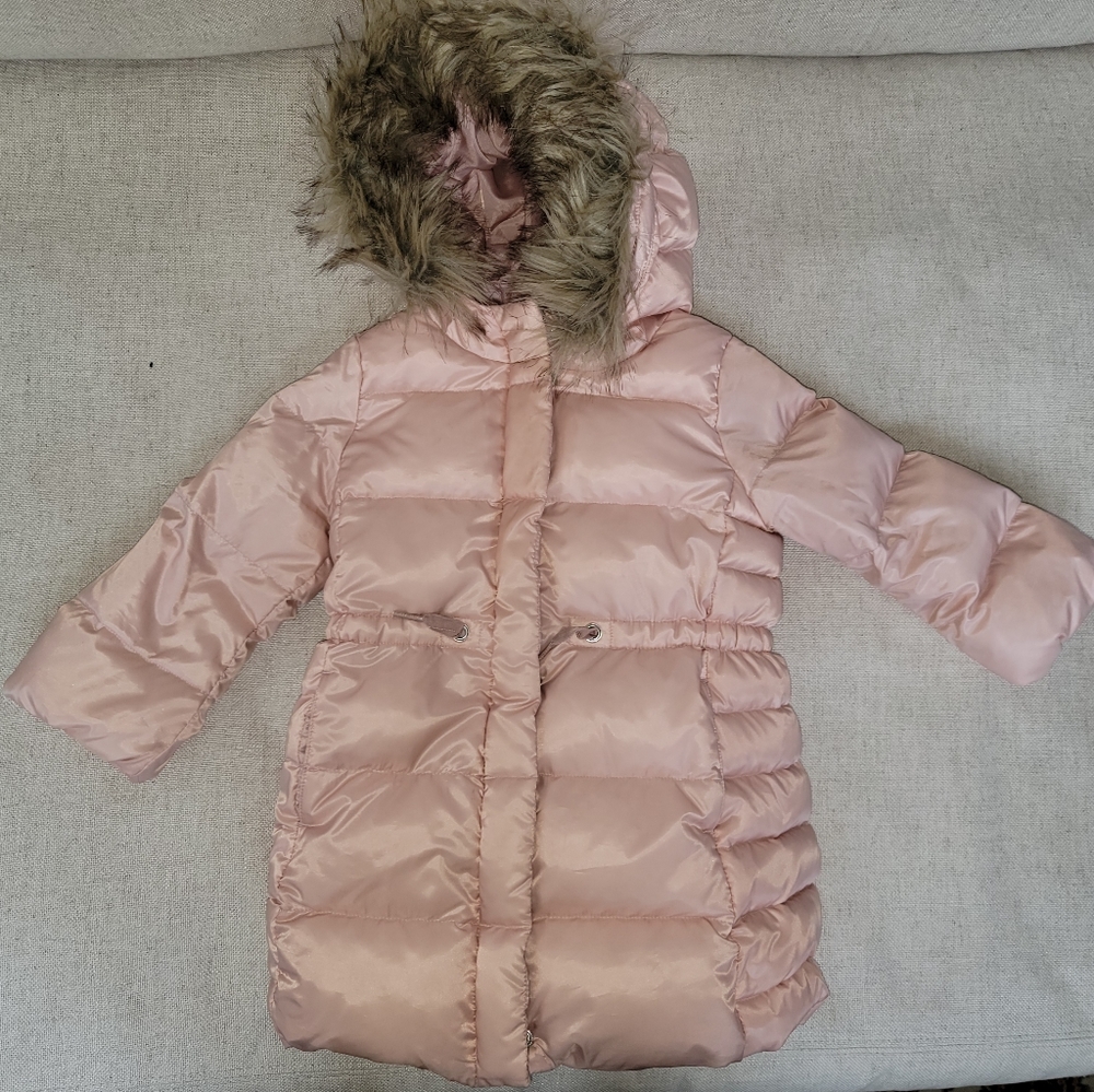 Girls GAP Down ColdControl Ultra Max Long Puffer Jacket 3T